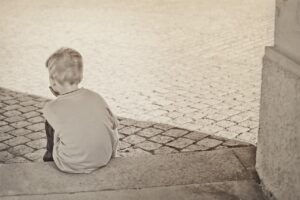 lonely, boy, child, sad, black-and-white, nature, the atmosphere, to sit, stone, sun, sad boy, the shade, son, level, disappointed, angry, thoughtful, throughts