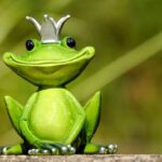 frog, nature, frog prince, prince, figure, king, cute, funny, animal, green, ceramic, decoration