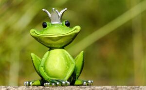 frog, nature, frog prince, prince, figure, king, cute, funny, animal, green, ceramic, decoration