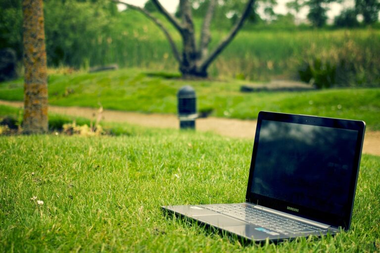 notebook, laptop, work, pc, computer, outdoors, park, lawn, leisure, eco, data, laptop, computer, lawn, lawn, eco, eco, data, data, data, data, data