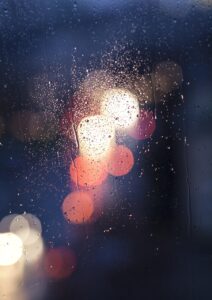 car lights, window, raindrops, glass, glass window, bokeh lights, nature, blurred lights, water droplets, drops, lights, night, rain